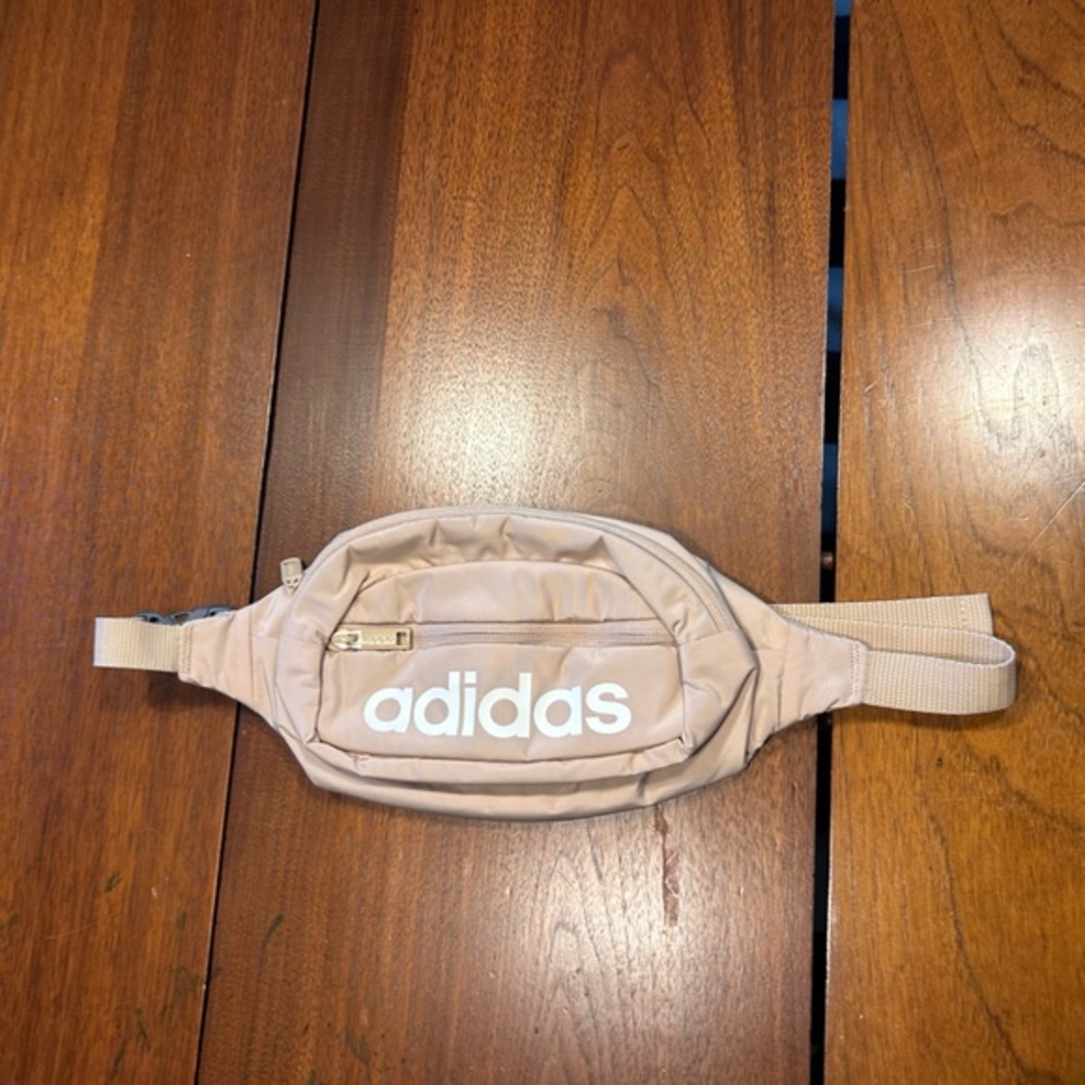 NWOT Adidas core waist pack beige
